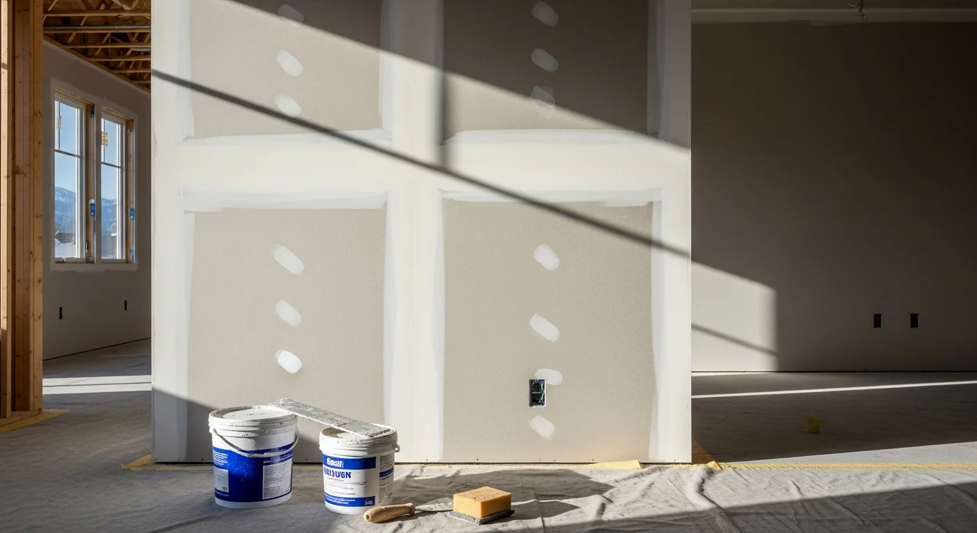 Drywall finishing and framing work