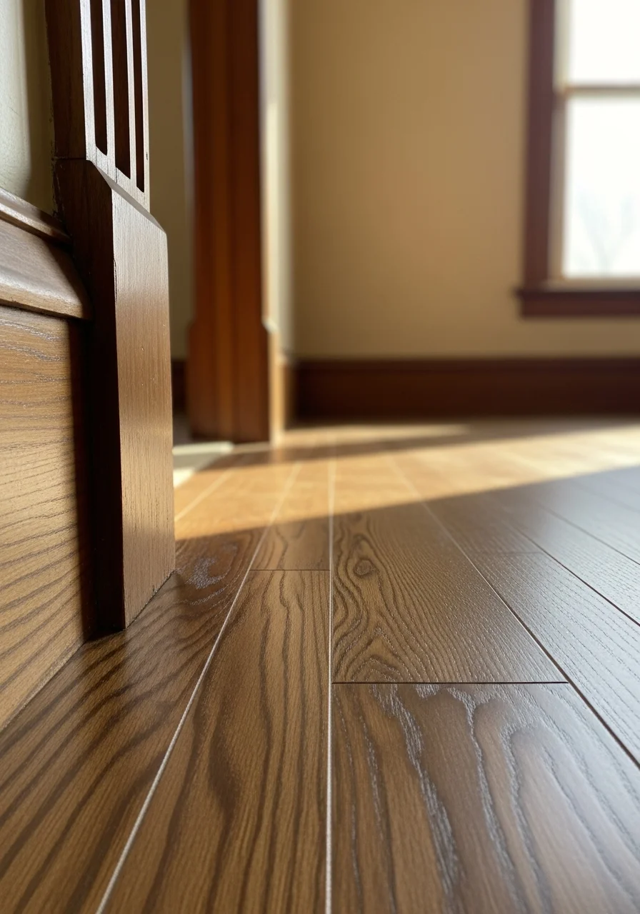 Close-up of quality work on a Denver home showing attention to detail.